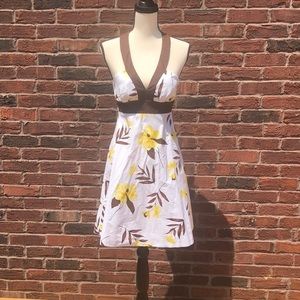 Speechless Halter Floral Retro Cottagecore Dress Sz 3